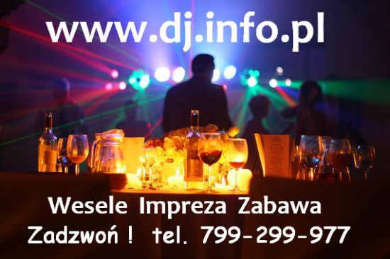 DJ na Wesela Poprawiny Imprezy Integracyjne Dolnośląskie
